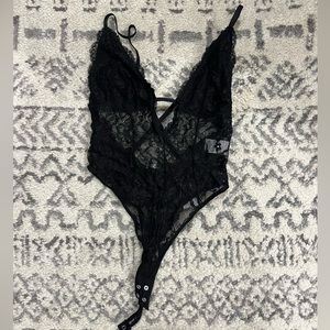 Garage lace bodysuit